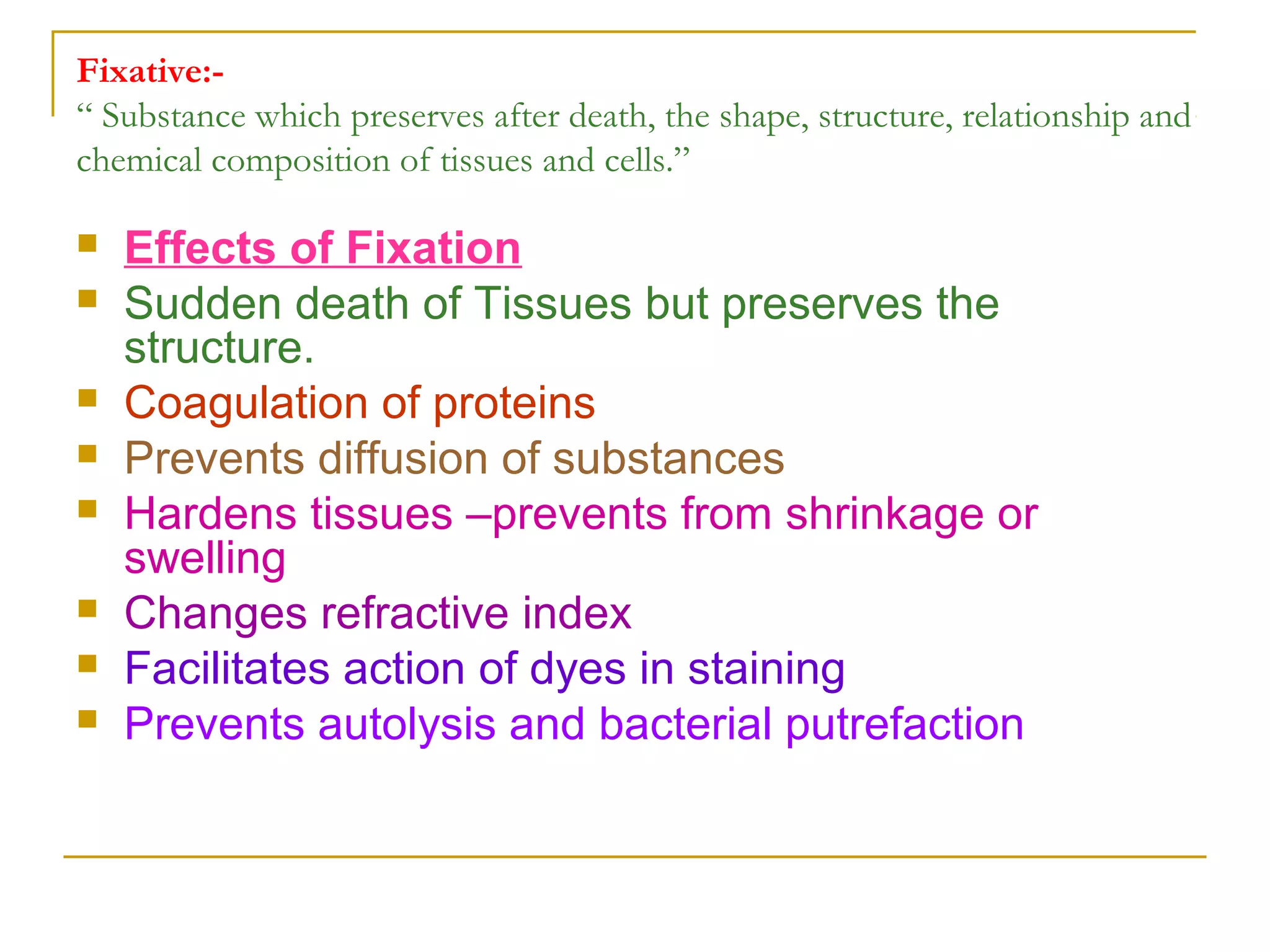 General 1 fixatives cytology PPT