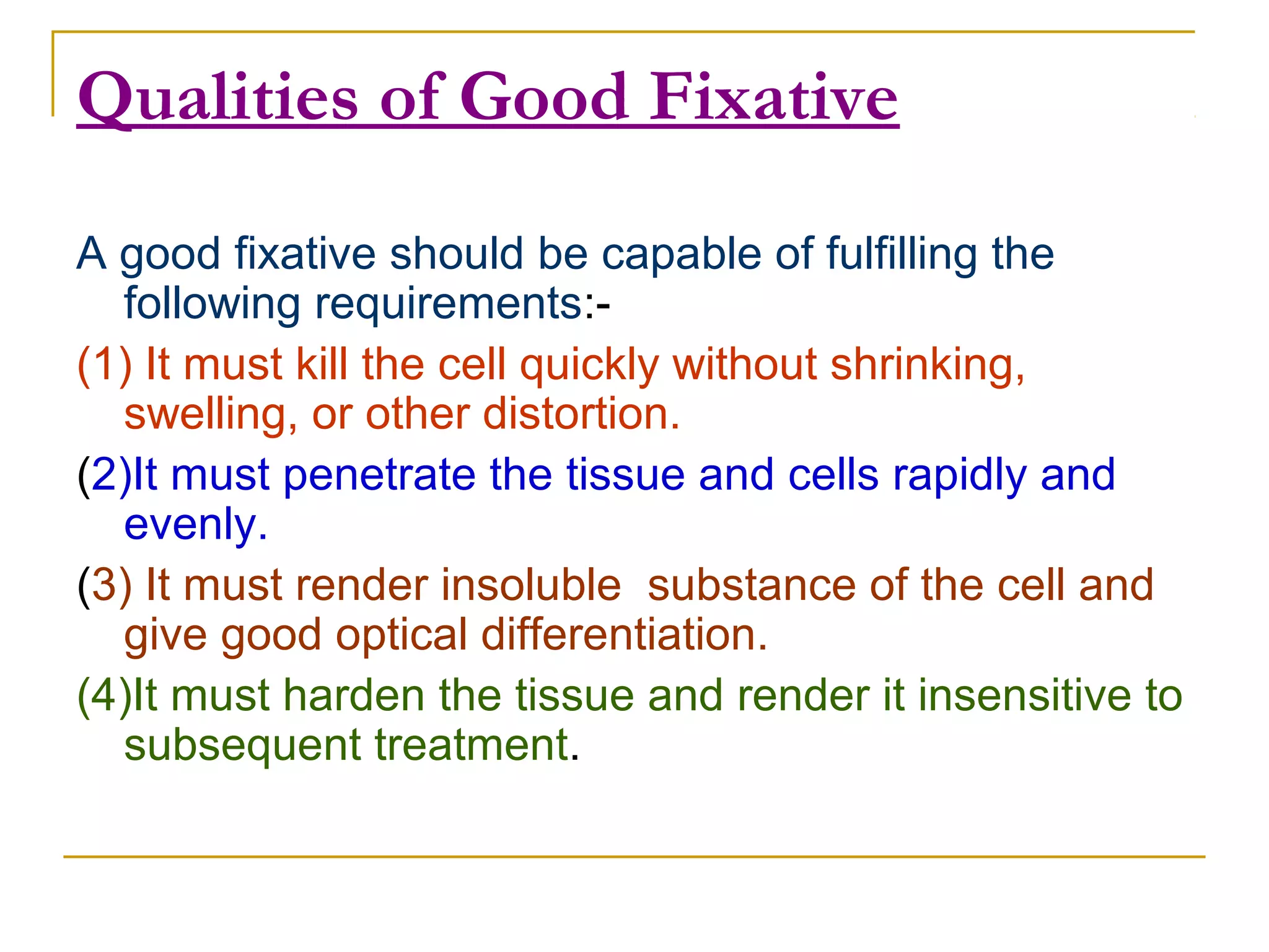 General 1 fixatives cytology PPT