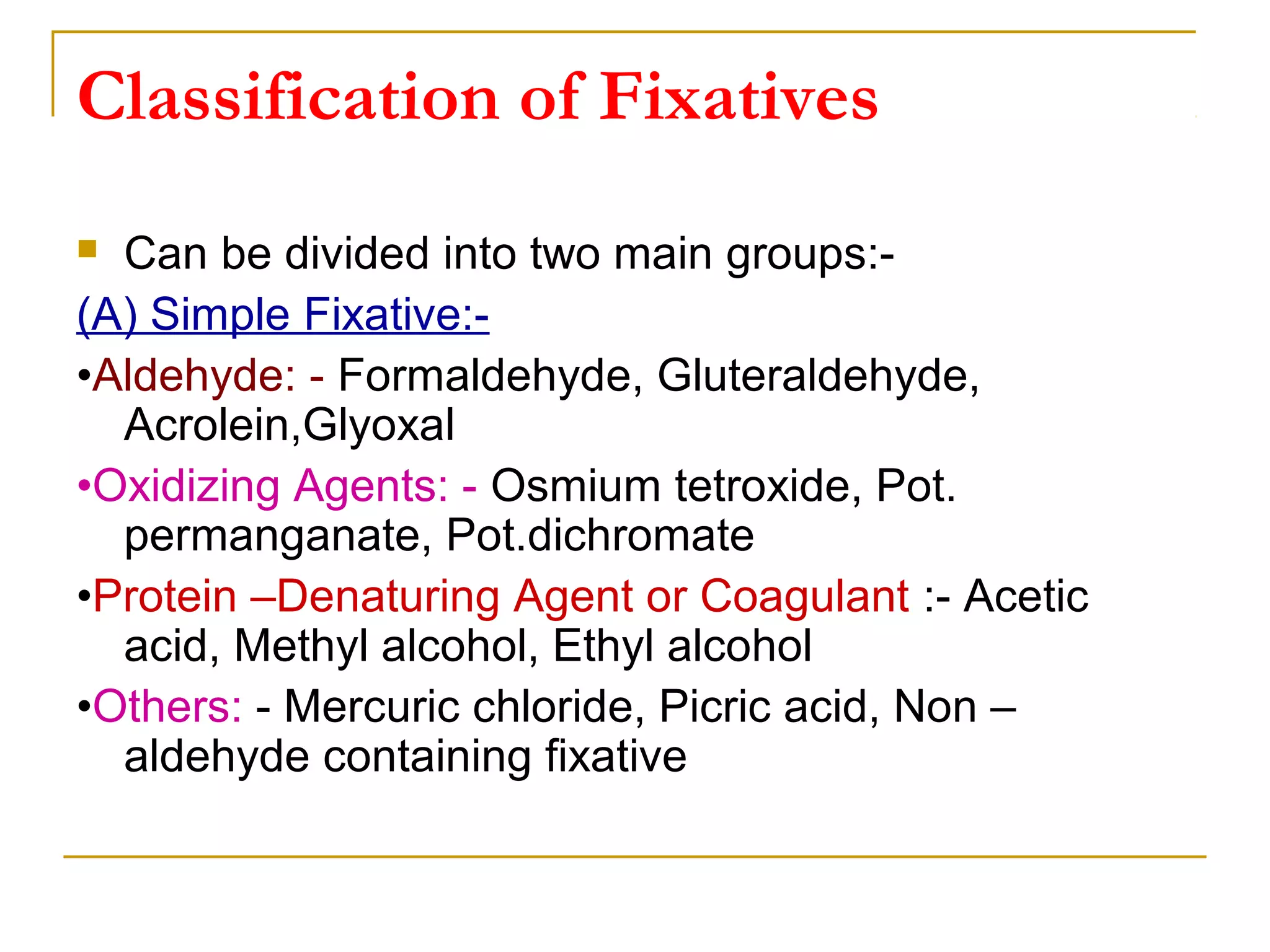 General 1 fixatives cytology PPT