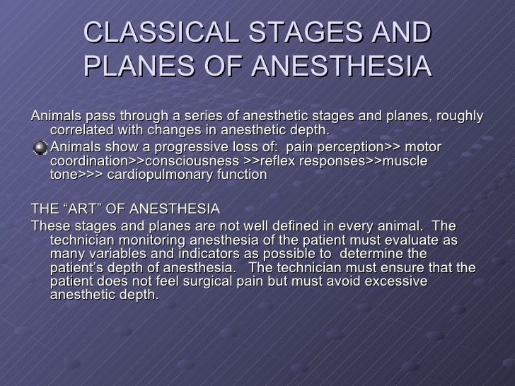 General Anesthesia