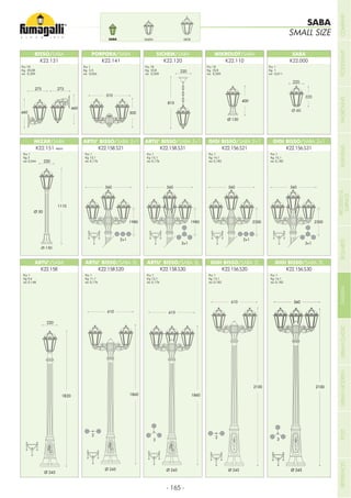 - 165 -
MIZAR/SABA
K22.151 resin
K22.156.S30
K22.131
K22.158.S21
K22.141
K22.158.S31
K22.120
K22.156.S21
K22.110 K22.000
K22.156.S31
GIGI BISSO/SABA 2L GIGI BISSO/SABA 3L
BISSO/SABA
SABA 2+1
PORPORA/SABA
SABA 3+1
SICHEM/SABA
GIGI BISSO/SABA 2+1
MIKROLOT/SABA SABA
GIGI BISSO/SABA 3+1
K22.158.S30K22.158.S20K22.158
SABA 3LSABA 2LSABA
Pcs 1
Kg 12,1
mc 0,176
Pcs 1
Kg 13,1
mc 0,176
Pcs 1
Kg 14,1
mc 0,182
Pcs 1
Kg 15,1
mc 0,182
Pcs 1
Kg 3
mc 0,044
Pcs 1
Kg 11,1
mc 0,176
Pcs 1
Kg 9,4
mc 0,148
Pcs 1
Kg 12,1
mc 0,176
Pcs 1
Kg 13,1
mc 0,182
Pcs 1
Kg 14,1
mc 0,182
K22.156.S20
Pcs 18
Kg 20,08
mc 0,209
Pcs 18
Kg 22,8
mc 0,209
Pcs 18
Kg 22,8
mc 0,209
Pcs 1
Kg 1
mc 0,011
Pcs 1
Kg 3,5
mc 0,024
SILOESALEMSABA
SABA
SMALL SIZE
220
COMPANYFLOODLIGHTGARDENURBANCLASSICIN-GROUNDURBANMODERNREFERENCESBULKHEADPOSTBOLLARDSRECESSED&
SURFACE
 