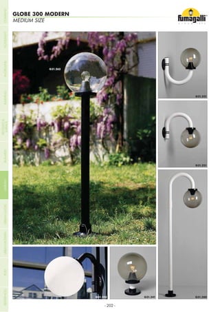- 202 -
GLOBE 300 MODERN
MEDIUM SIZE
COMPANYGARDENFLOODLIGHTURBANCLASSICIN-GROUNDURBANMODERNREFERENCESBULKHEADPOSTBOLLARDS
RECESSED&
SURFACE
 