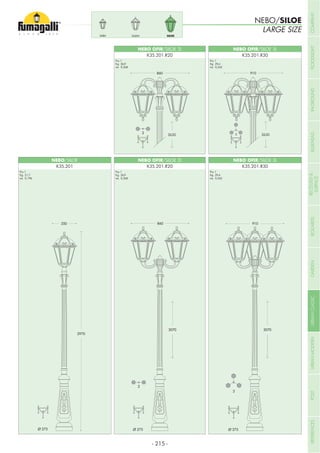 NEBO OFIR/SILOE 3L
K35.201.R30
NEBO OFIR/SILOE 2L NEBO OFIR/SILOE 3LNEBO/SILOE
K35.201.R20 K35.201.R30K35.201
Pcs 1
Kg 29,4
mc 0,342
Pcs 1
Kg 21,7
mc 0,196
Pcs 1
Kg 26,9
mc 0,268
Pcs 1
Kg 29,4
mc 0,342
NEBO OFIR/SILOE 2L
K35.201.R20
Pcs 1
Kg 26,9
mc 0,268
SILOESALEMSABA
NEBO/SILOE
LARGE SIZE
- 215 -
COMPANYFLOODLIGHTGARDENURBANCLASSICIN-GROUNDURBANMODERNREFERENCESBULKHEADPOSTBOLLARDSRECESSED&
SURFACE
 