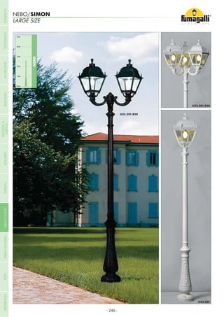 LARGE SIZE
NEBO/SIMON
0mt
NEBO
1mt
2mt
3mt
4mt
5mt
Pag.418
- 246 -
COMPANYGARDENFLOODLIGHTURBANCLASSICIN-GROUNDURBANMODERNREFERENCESBULKHEADPOSTBOLLARDS
RECESSED&
SURFACE
 