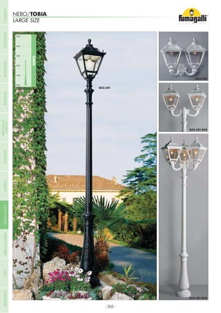 LARGE SIZE
NEBO/TOBIA
0mt
NEBO
1mt
2mt
3mt
4mt
5mt
Pag.418
- 262 -
COMPANYGARDENFLOODLIGHTURBANCLASSICIN-GROUNDURBANMODERNREFERENCESBULKHEADPOSTBOLLARDS
RECESSED&
SURFACE
 