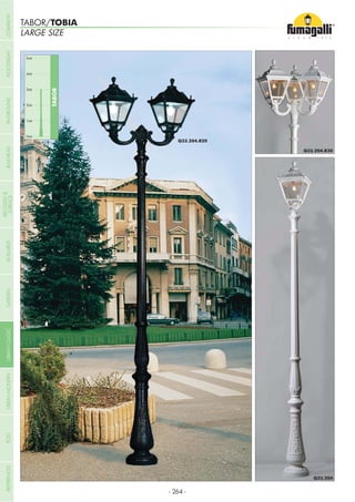 LARGE SIZE
TABOR/TOBIA
0mt
TABOR
1mt
2mt
3mt
4mt
5mt
Pag.418
- 264 -
COMPANYGARDENFLOODLIGHTURBANCLASSICIN-GROUNDURBANMODERNREFERENCESBULKHEADPOSTBOLLARDS
RECESSED&
SURFACE
 
