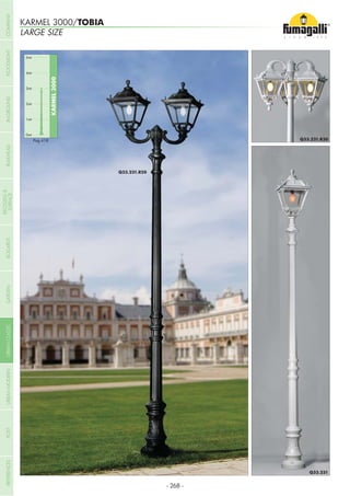 LARGE SIZE
KARMEL 3000/TOBIA
0mt
KARMEL3000
1mt
2mt
3mt
4mt
5mt
Pag.418
- 268 -
COMPANYGARDENFLOODLIGHTURBANCLASSICIN-GROUNDURBANMODERNREFERENCESBULKHEADPOSTBOLLARDS
RECESSED&
SURFACE
 