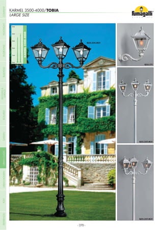 LARGE SIZE
KARMEL 3500-4000/TOBIA
0mt
KARMEL3500-4000
1mt
2mt
3mt
4mt
5mt
Pag.418
- 270 -
COMPANYGARDENFLOODLIGHTURBANCLASSICIN-GROUNDURBANMODERNREFERENCESBULKHEADPOSTBOLLARDS
RECESSED&
SURFACE
 