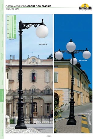GRAND SIZE
GIONA 4500-5000/GLOBE 500 CLASSIC
0mt
GIONA4500-5000
1mt
2mt
3mt
4mt
5mt
Pag.418
- 308 -
COMPANYGARDENFLOODLIGHTURBANCLASSICIN-GROUNDURBANMODERNREFERENCESBULKHEADPOSTBOLLARDS
RECESSED&
SURFACE
 