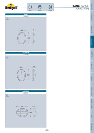 OVAL SHAPE
DANZI RANGE
2D3.000
1D3.000
3D3.000
DANZI-VE
DANZI
DANZI-GR
DANZI-GRDANZI-VEDANZI
Pcs 1
Kg 1
mc 0,012
Pcs 1
Kg 1
mc 0,012
Pcs 1
Kg 1
mc 0,012
- 77 -
COMPANYFLOODLIGHTGARDENURBANCLASSICIN-GROUNDURBANMODERNREFERENCESBULKHEADPOSTBOLLARDSRECESSED&
SURFACE
 