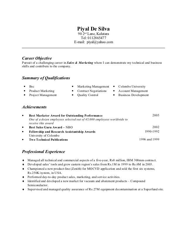 general cv format 7 general cv examples