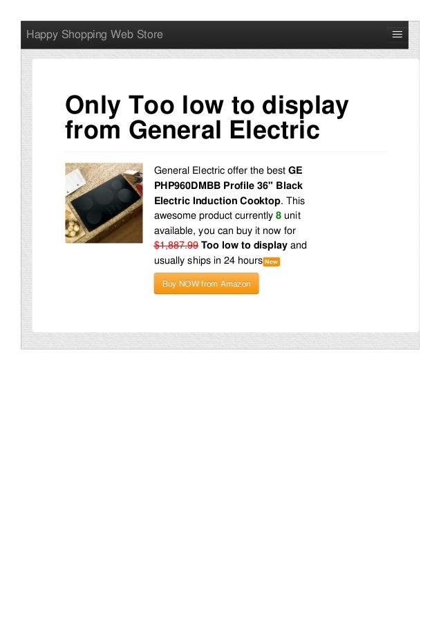 General Electric Offer The Best Ge Php960dmbb Profile 36 Black Induct
