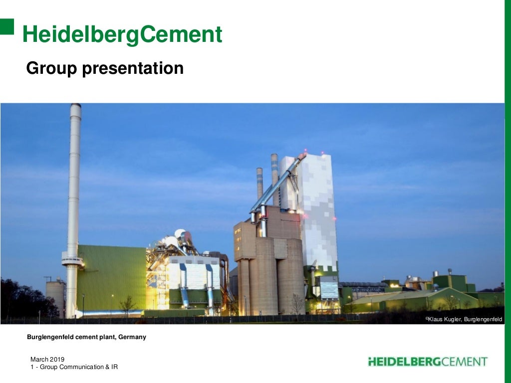 HeidelbergCement - Group Presentation