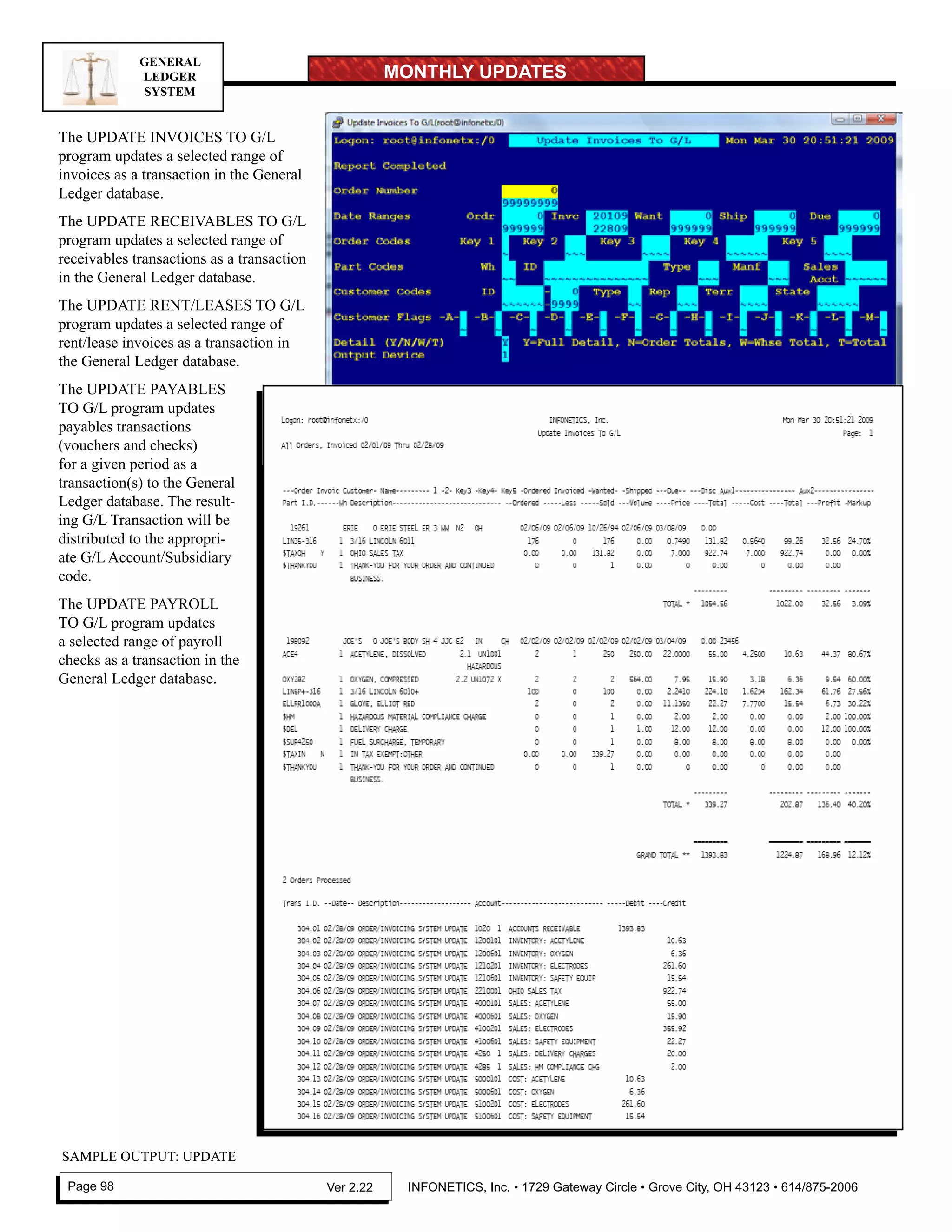 General Ledger System | PDF