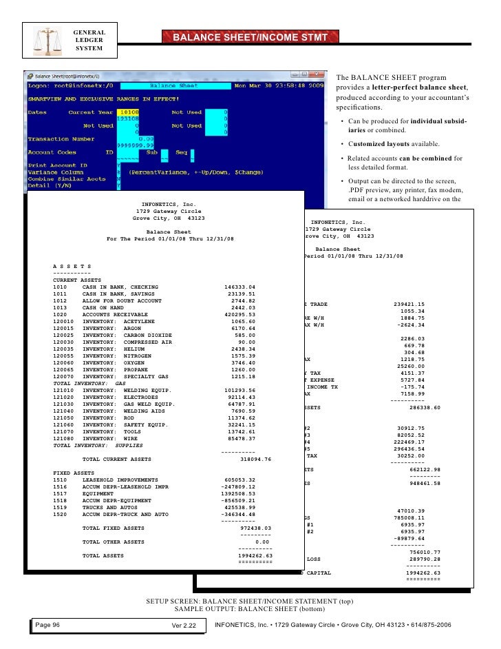 General Ledger System