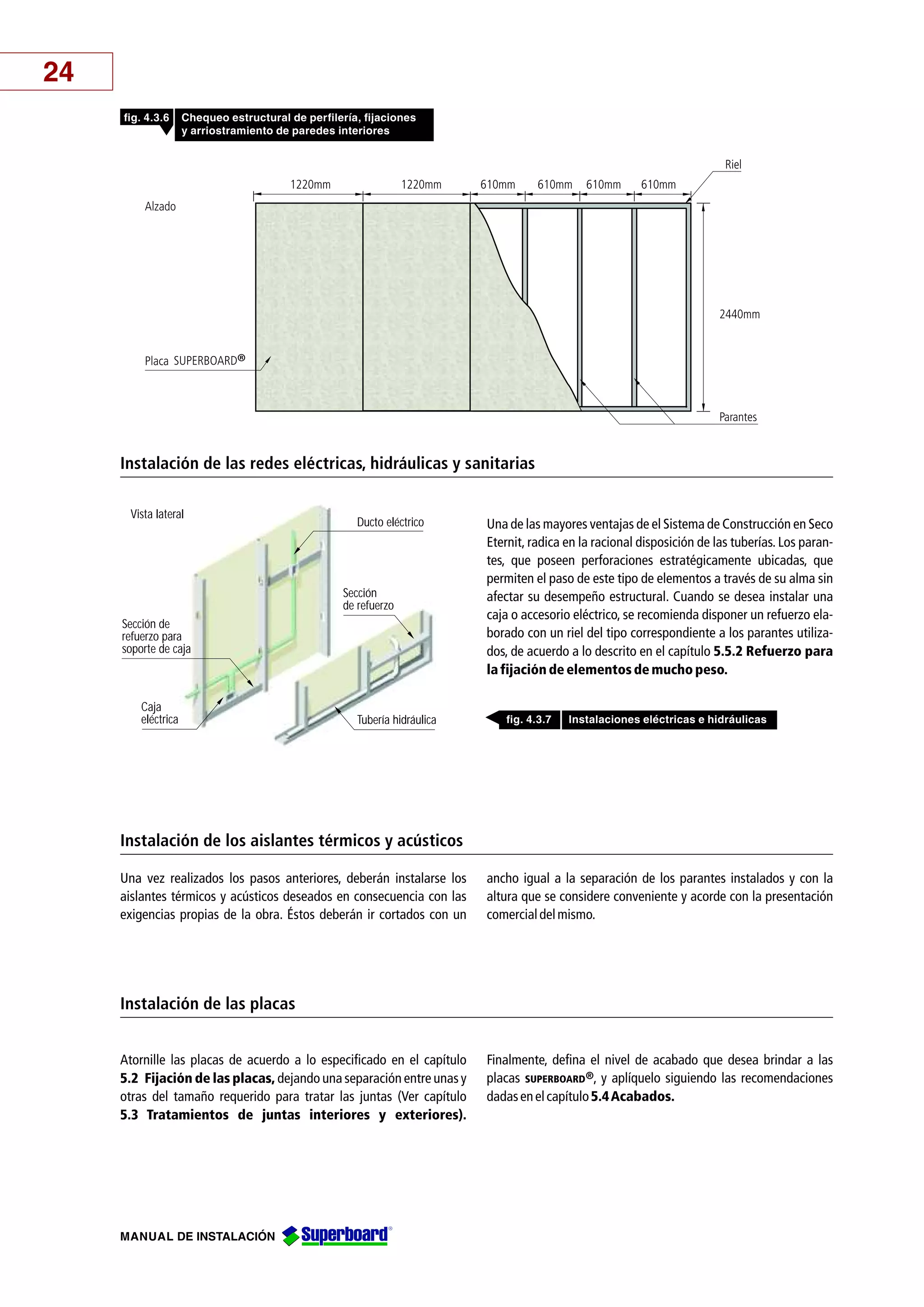 General manual de instalacion drywall | PDF