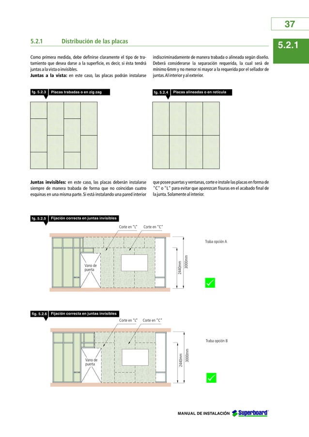 General manual de instalacion drywall | PDF