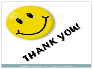 TCP PRESENTO 2020, THIAGARAJAR COLLEGE OF PRECEPTORS, MADURAI.
 