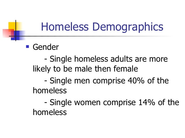 La homeless population picture