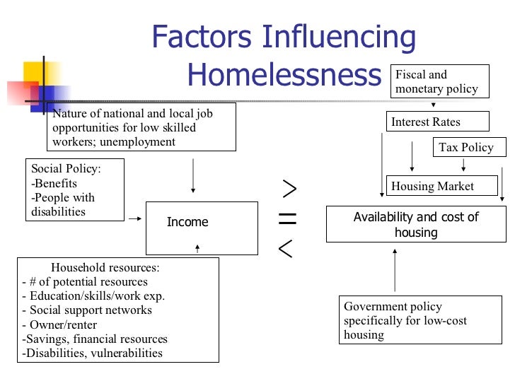 Essay on the causes of homelessness