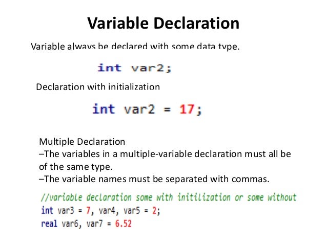 General Programming Concept