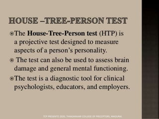 non projective personality test
