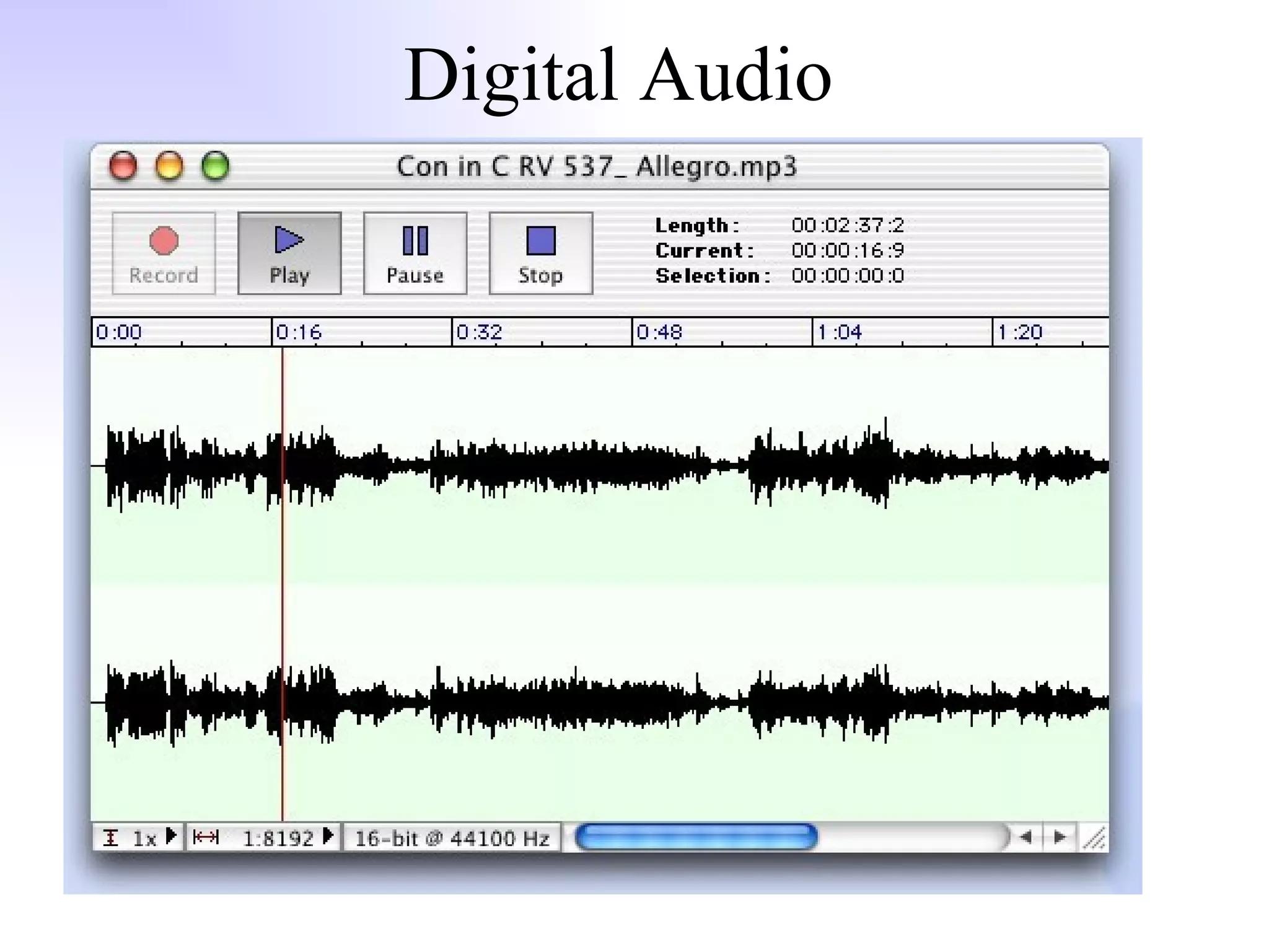Digital Audio 