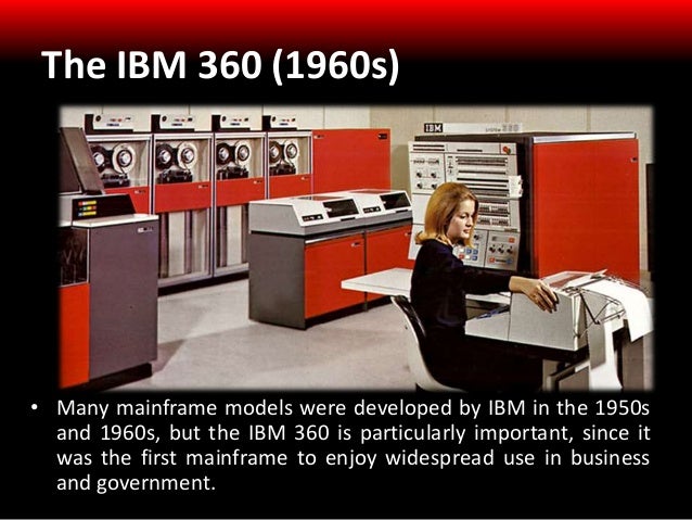 General Purpose Mainframe and Minicomputer Era