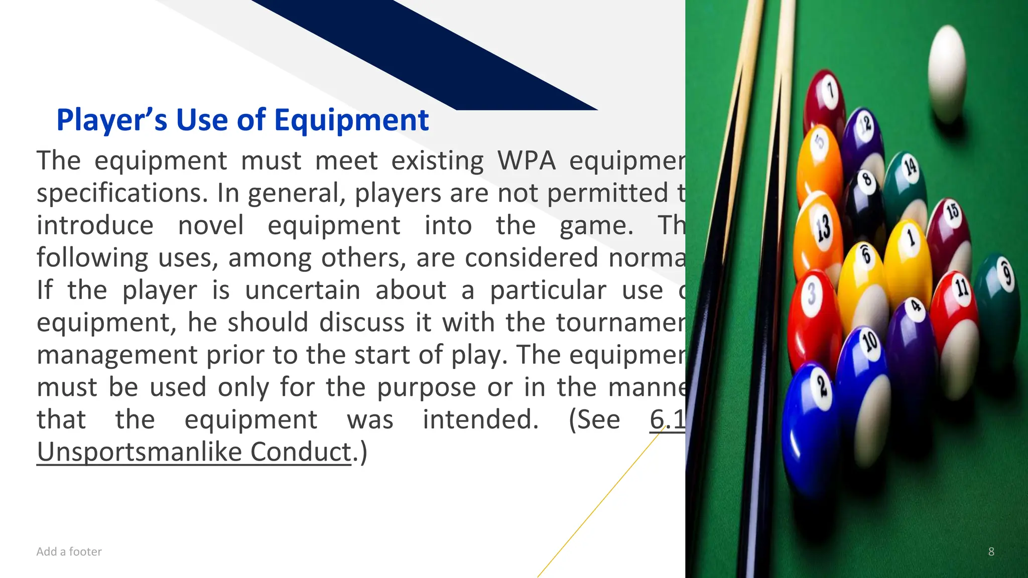 Billiard Sports 8 ball and 9 ball general rules.pptx