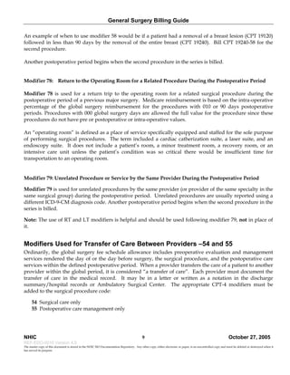 General Surgery Billing Guide