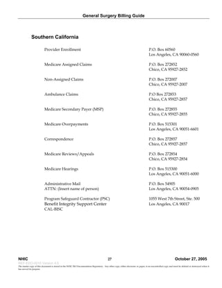 General Surgery Billing Guide