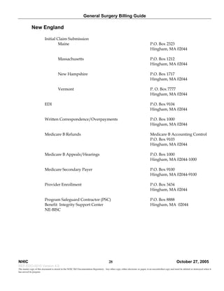 General Surgery Billing Guide