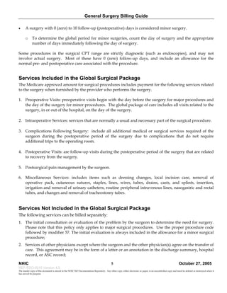 General Surgery Billing Guide