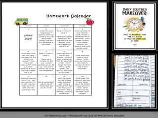 TCP PRESENTO 2020, THIAGARAJAR COLLEGE OF PRECEPTORS, MADURAI.
 