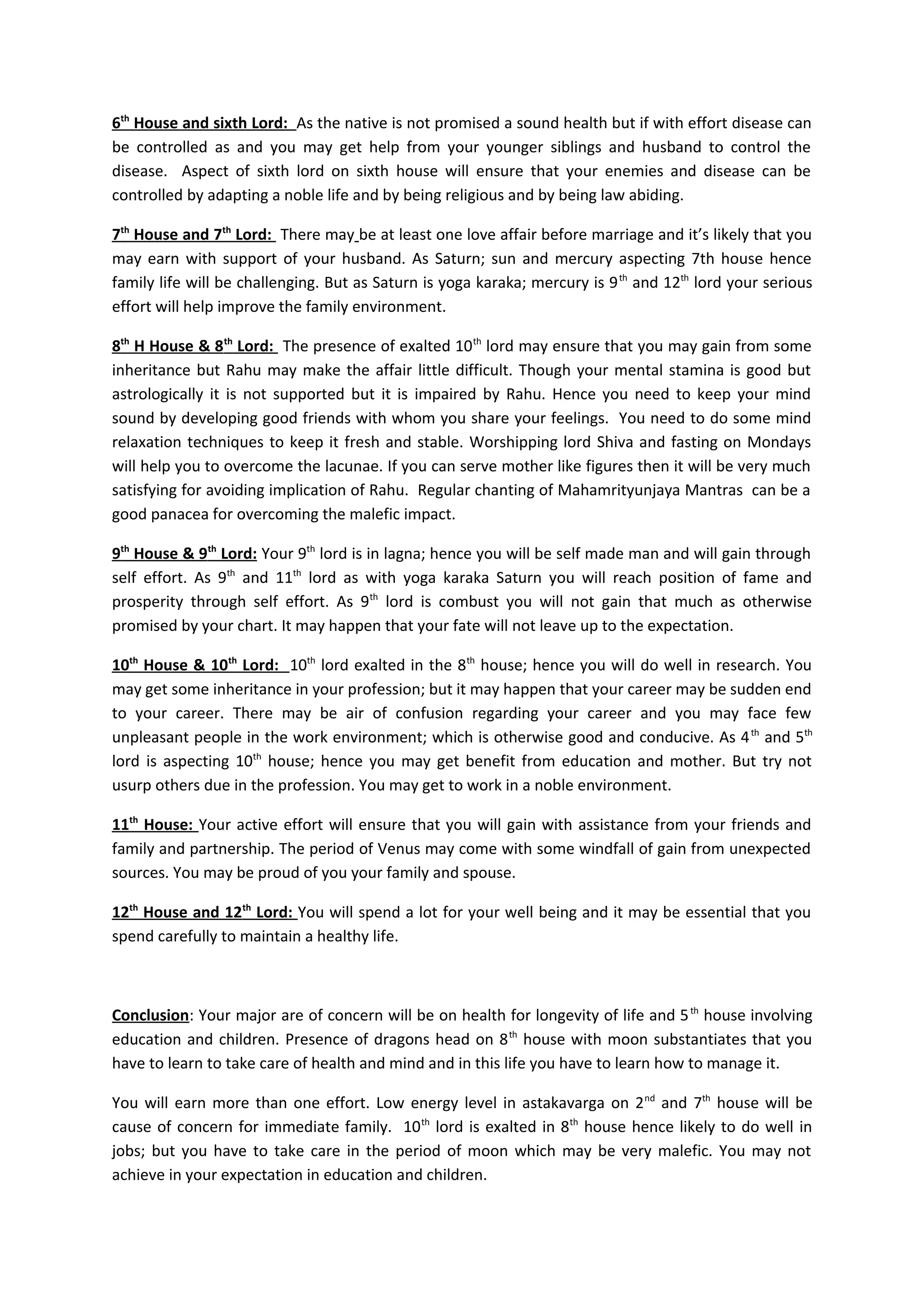 Natal chart- Basic Analysis | DOC