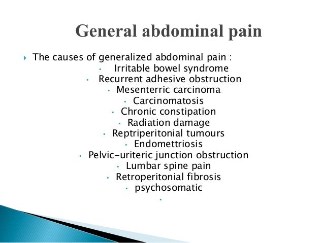 abdominal pain