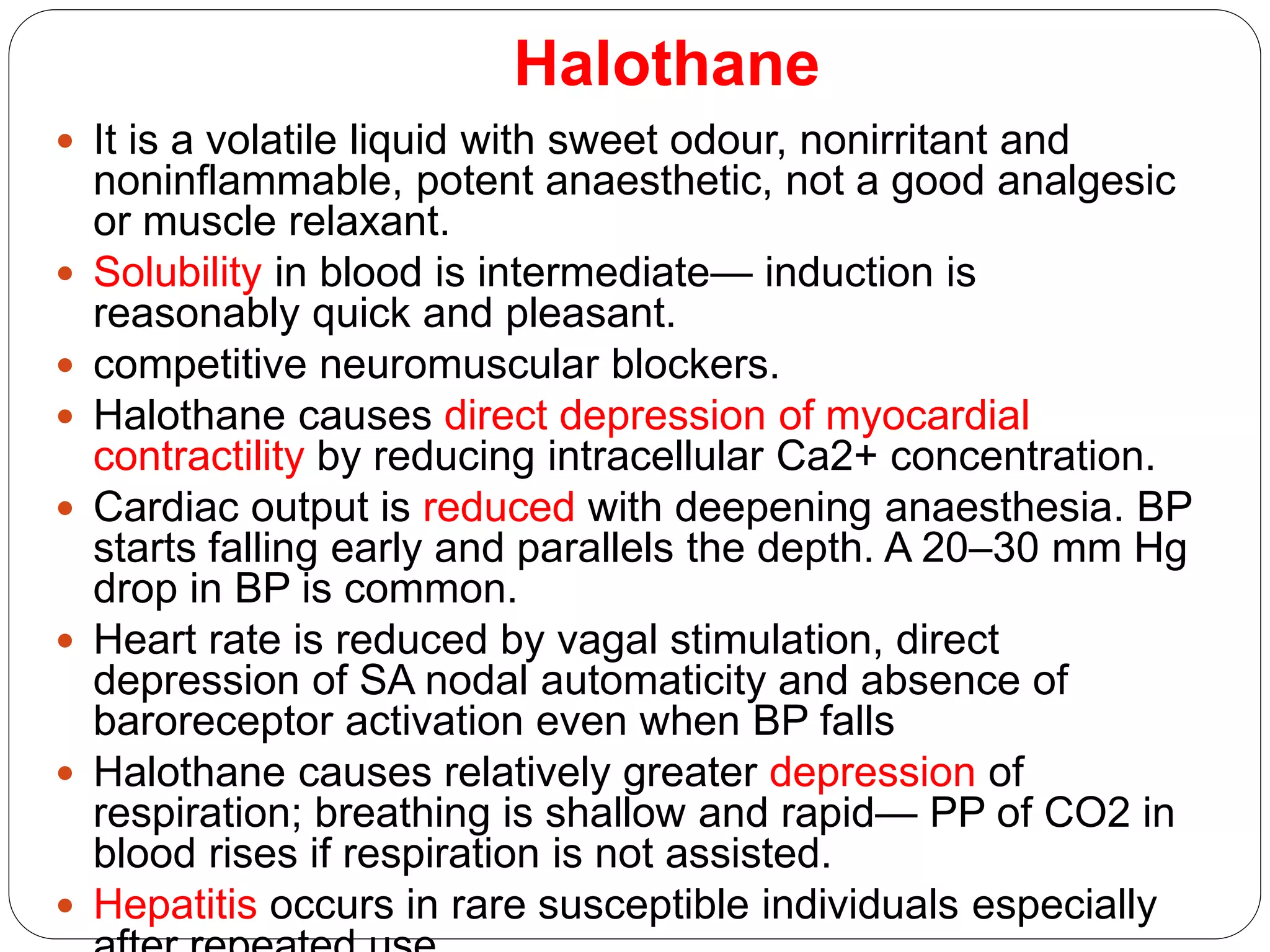 General anaesthetics | PPTX