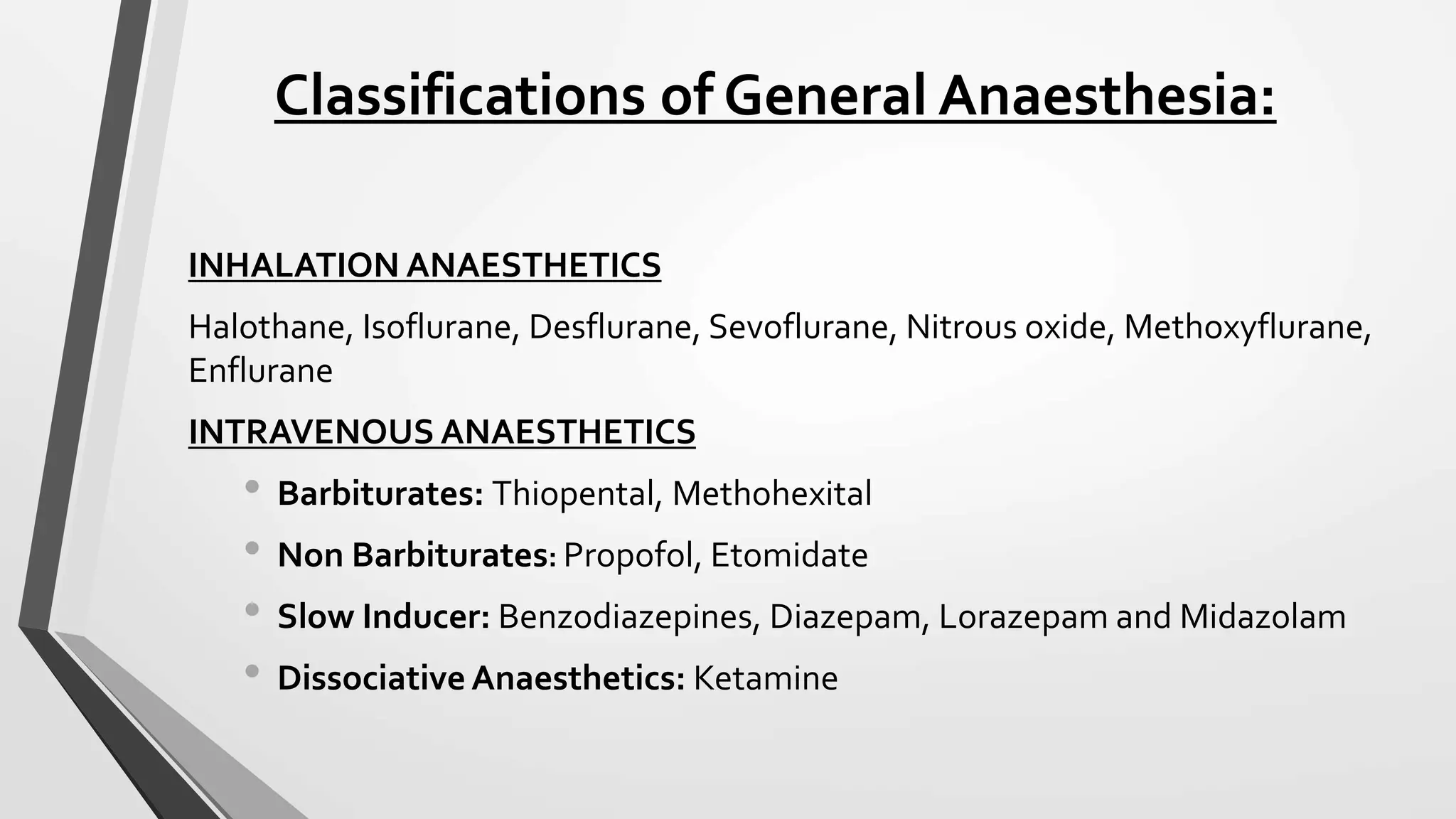 General Anesthetics | PPTX
