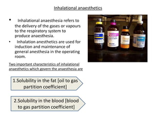 General and Local Anaesthetics by prachi | PDF