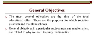 GENERAL AND SPECIFIC OBJECTIVES.ppt