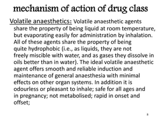 General anesthetics | PPTX