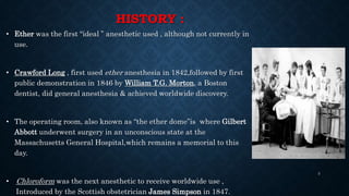 General anesthetics | PPTX