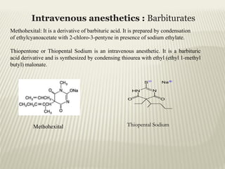 General anesthetics notes | PDF