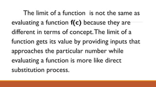 Comprehensive Guide to Limits and Continuity in Basic Calculus | PPTX