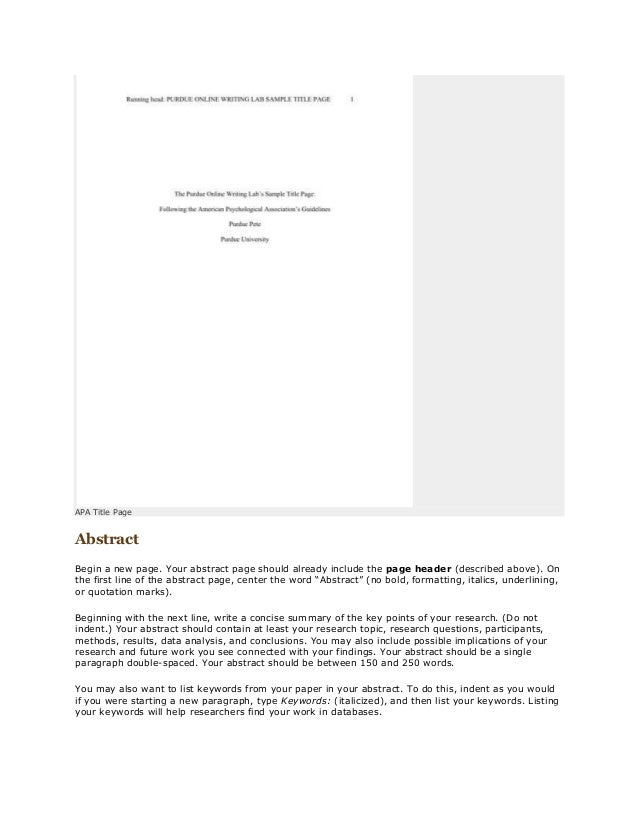 apa header guidelines