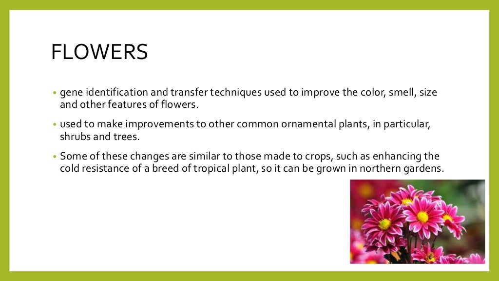 General applications of biotechnology in agriculture