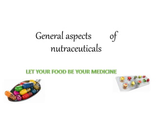 General aspects of
nutraceuticals
 