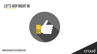 LET’SHOPRIGHTIN
WWW.BUSINESS.FACEBOOK.COM
 