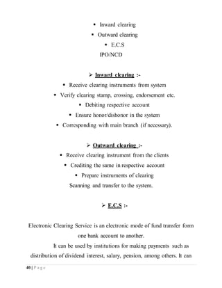 General banking at kotak mahindra bank | DOCX