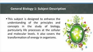 S U B J E C T D E S C R I P T I O N
 